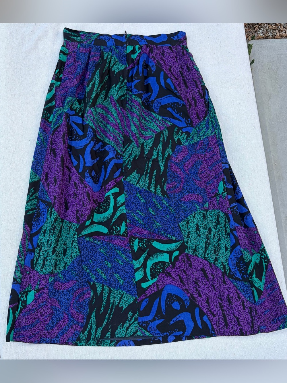 Vintage 80s Mazurka Skirt, Retro Abstract Streetwear - Picture 3 of 8